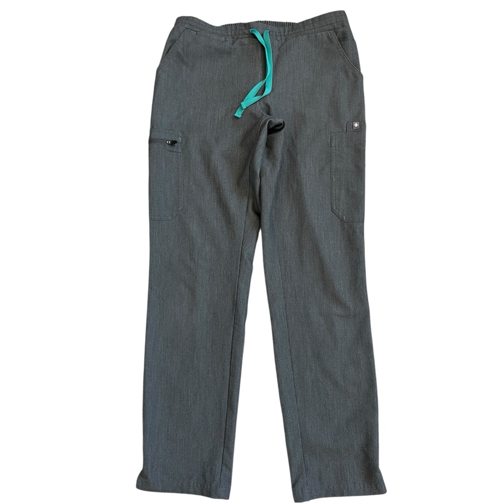 FIGS Womens Scrub Pants Gray Size S Technical Collection FIONx Medical Nurse